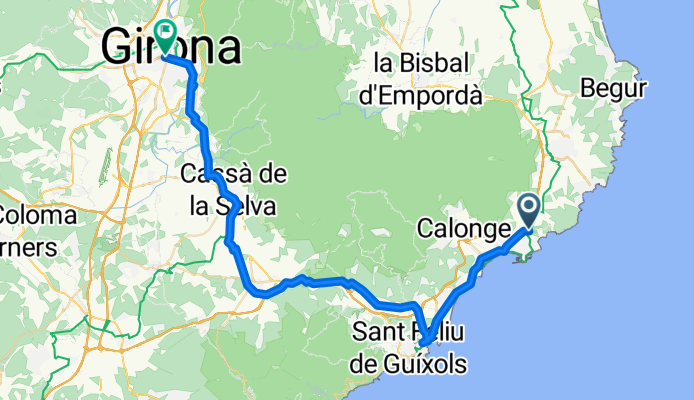 Carrer d' Àngel Guimerà to Avinguda de Sant Narcís