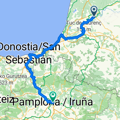 Pyrenaeënvariant Dax - San Sebastian - Irurtzun-Pamplona