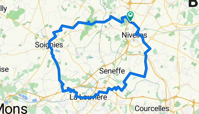 2025 Nivelles - Ittre - Braine-le-Comte - Soignies - Le Roeulx - La Louviere - Manage - Culots - Obaix - Nivelles