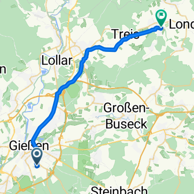 Erdkauter Weg, Gießen nach Allertshäuser Straße, Allendorf (Lumda)