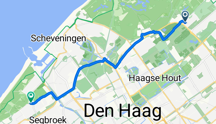 Zijdeweg, Wassenaar nach Laan van Poot, Den Haag