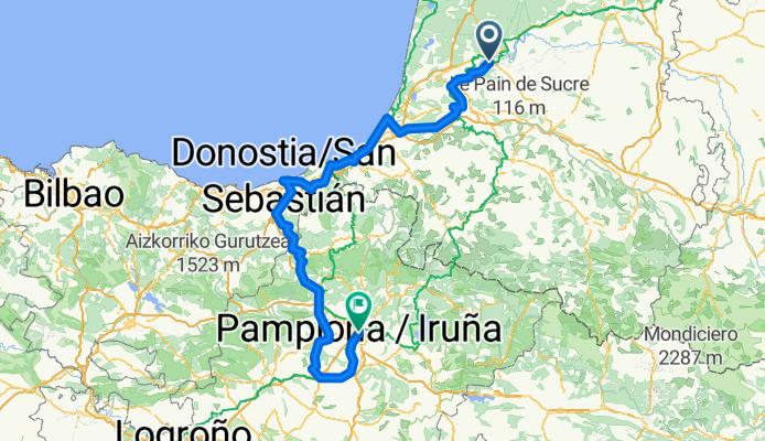 A3 Dax - San Sebastian - Irurtzun-Pamplona