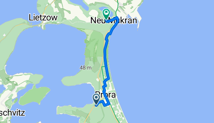 L 293, Binz nach Neu Mukran, Sassnitz