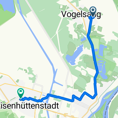 Am Anger, Vogelsang nach Straße der Republik, Eisenhüttenstadt