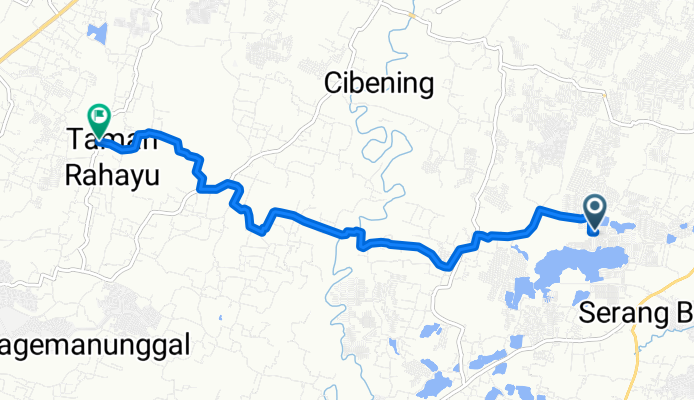 Gang Permata to Jalan Cisaat Setu