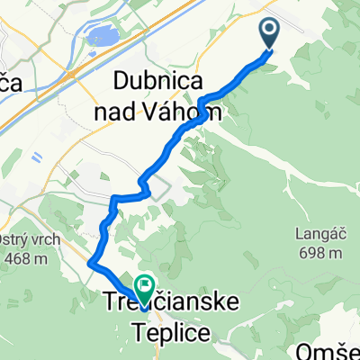 Horekončie, Dubnica nad Váhom až Štvrť SNP, Trenčianske Teplice