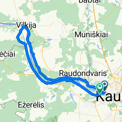 Raudondvario pl., Kaunas to Vakarinis aplinkl., Kaunas