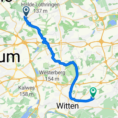 Hiltroper Landwehr, Bochum nach Annenstraße, Witten