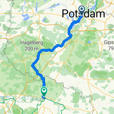 Zeppelinstraße, Potsdam nach Neustraße, Lutherstadt Wittenberg