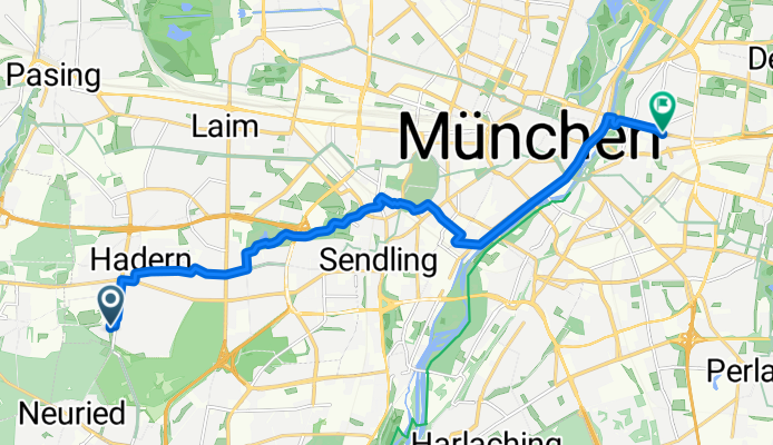 Prälat-Wellenhofer-Straße, München nach Grillparzerstraße, München