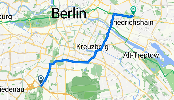 Sachsendamm, Berlin nach Karl-Marx-Allee, Berlin