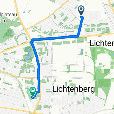 Genslerstraße, Berlin to Lichtenberg, Berlin