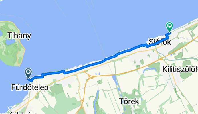 Tihany utca, Szántód - Aranypart, Siófok