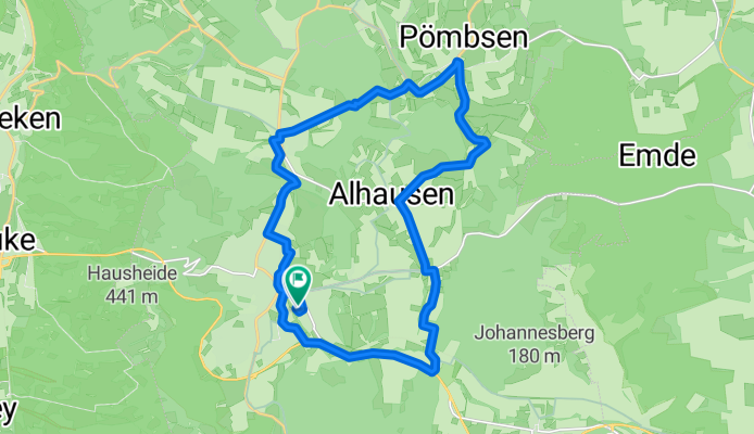 Bahnhofstraße, Bad Driburg nach Dr-Riefenstahl-Weg, Bad Driburg