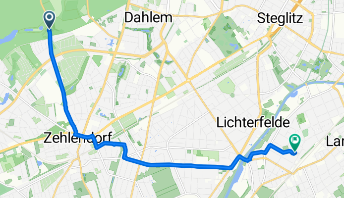 Onkel-Tom-Straße, Berlin nach Promenadenstraße, Berlin