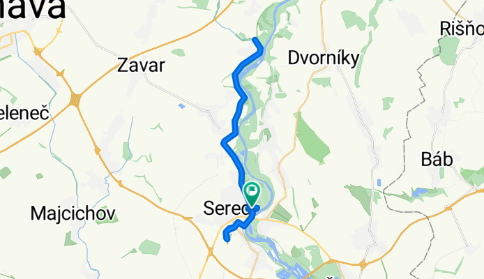 Sereď - Siladice a späť