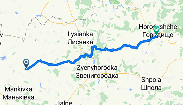 Буки - Водяники - Будище - Городище