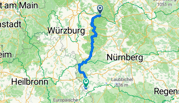 Von Zeil am Main bis Dinkelsbühl