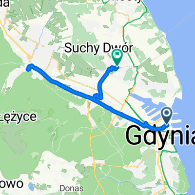 Węglowa, Gdynia do A Abrahama, Pogórze