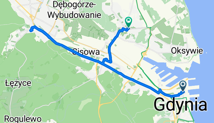 Węglowa, Gdynia do A Abrahama, Pogórze