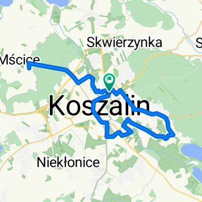 Koszalin - Mścice - Koszalin - Lubiatowska - Koszalin