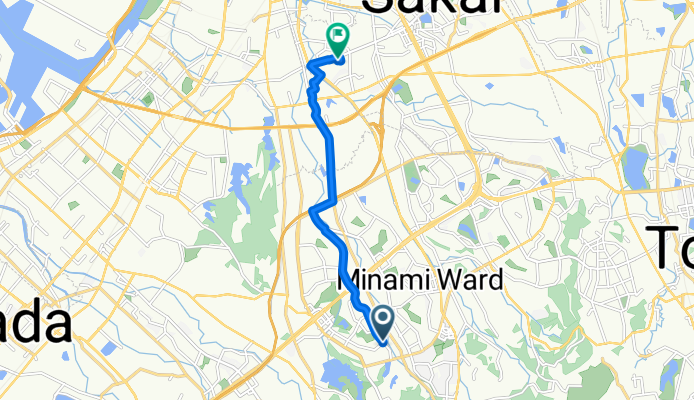 城山台1丁目, 堺市へ八田北町, 堺市