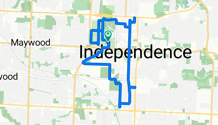 N Pleasant St, Independence to N Pleasant St, Independence