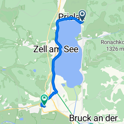 Dechantshofenstraße, Maishofen nach Prof-Ferry-Porsche-Straße, Zell am See