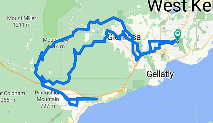 Carrington Rd, Tsinstikeptum 9 to Carrington Rd, Tsinstikeptum 9