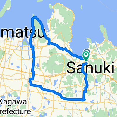 志度~屋島~三木~志度