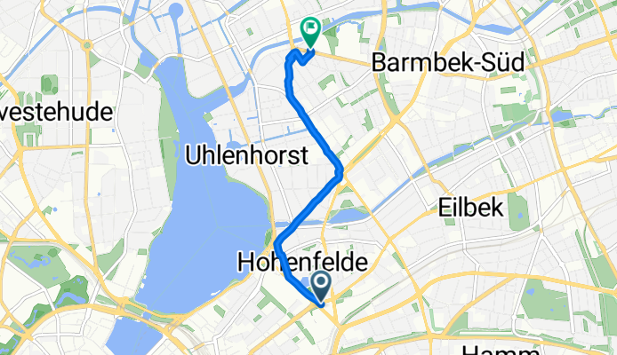 Lübecker Straße, Hamburg nach Grovestraße, Hamburg