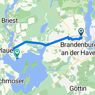 Am Hafen, Brandenburg an der Havel nach Plauer Landstraße, Brandenburg an der Havel