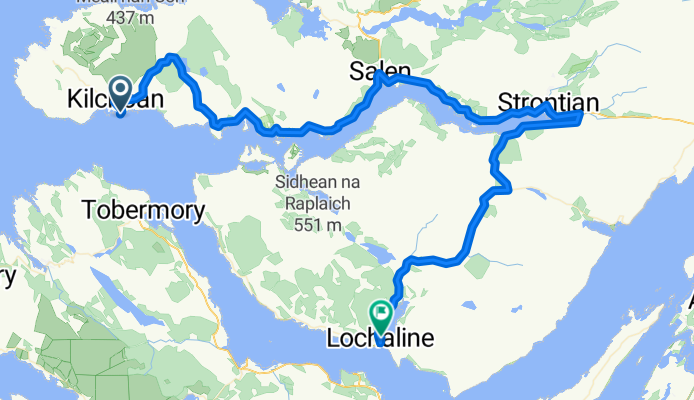 Ardnamurchan and Morvern Peninsula by Roadbike