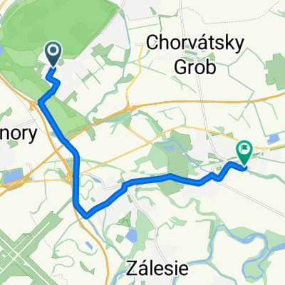 Borovicová, Chorvátsky Grob to Potočná, Bernolákovo
