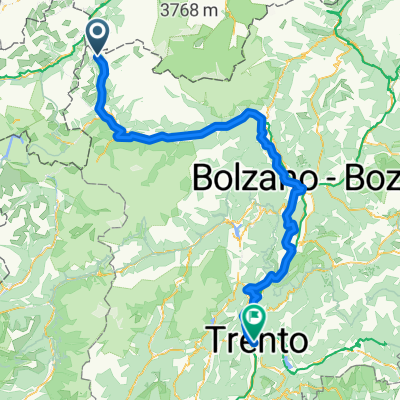 Via Paese Vecchio nach Lungadige Giacomo Leopardi