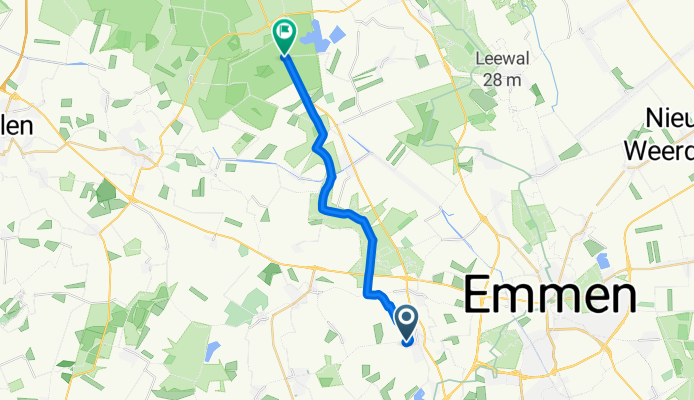 Zetelveenweg, Sleen naar Hoofdstraat, Schoonloo