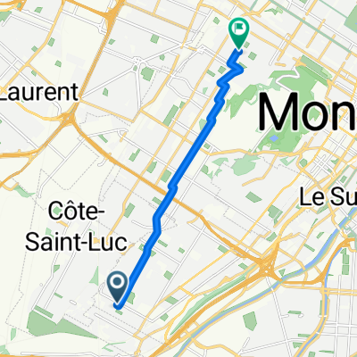 Av Fielding, Montréal à Av Outremont, Montréal