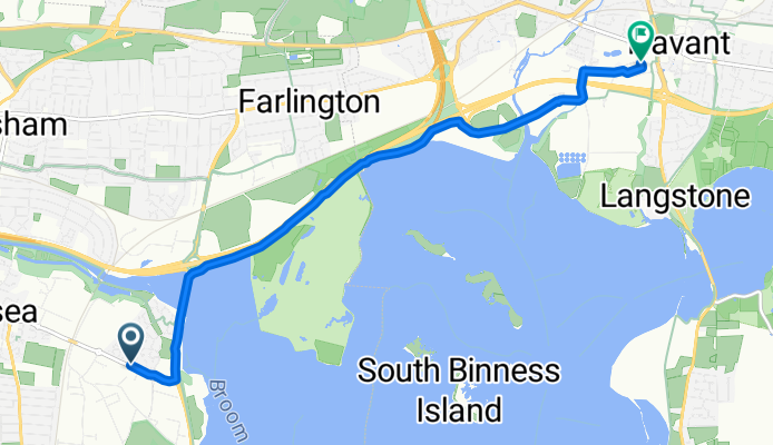 Barton Grove, Portsmouth to Selbourne Road, Havant