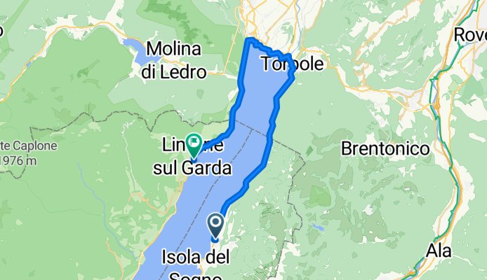 3.nap Malcesine to Limone sul Garda 3 óra 30 km