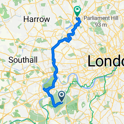 Quietway 21, Richmond to Wykeham Road, London