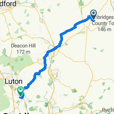 High Street, Royston to Vale Close, Harpenden