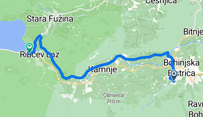 Letoviška ulica, Bohinjska Bistrica do Ribčev Laz, Bohinjsko Jezero