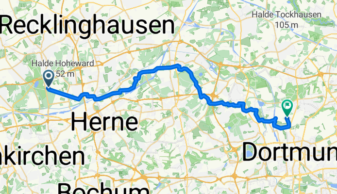 Albert-Einstein-Allee, Herten nach Lindenhorster Straße, Dortmund