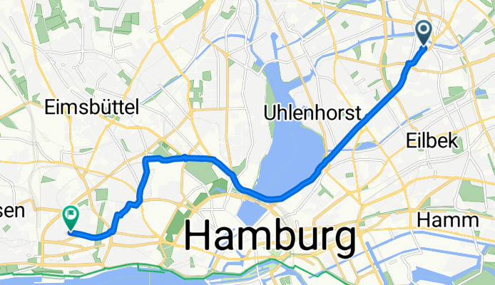 Maurienstraße, Hamburg to Große Bergstraße, Hamburg