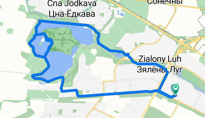 улица Калиновского, Минск до улица Калиновского, Минск