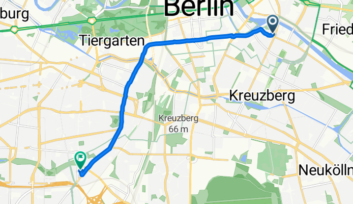 Am Köllnischen Park, Berlin to Koburger Straße, Berlin