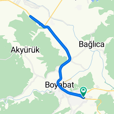 Ahmet Kabaklı Caddesi to Aşık Mahsuni Caddesi