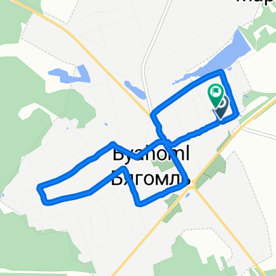 Садовая улица, Бегомльский до Садовая улица, Бегомльский