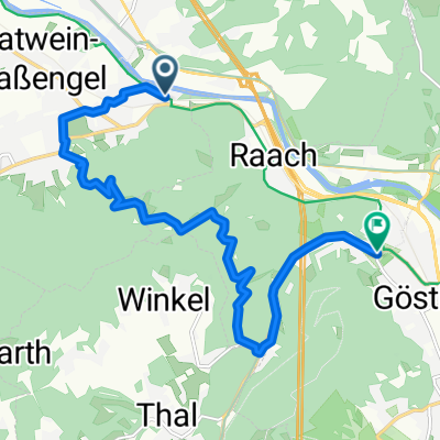 Radweg, Gratwein-Straßengel to Schloßplatz, Graz