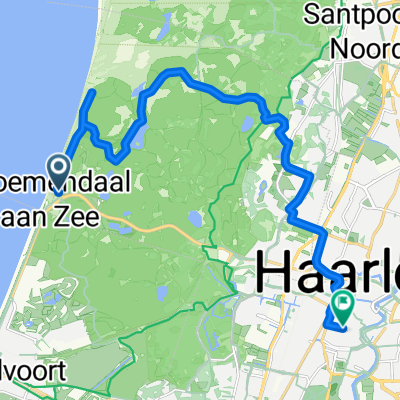 Parnassiaweg, Overveen nach Botermarkt, Haarlem